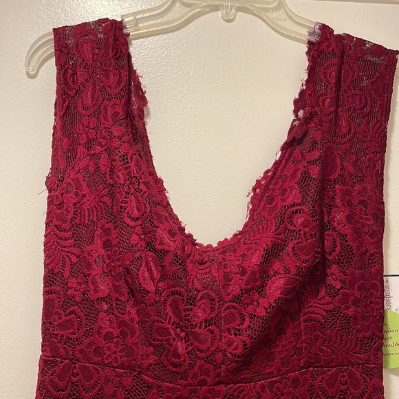 Ruby Red Dress - Picture 2 of 9